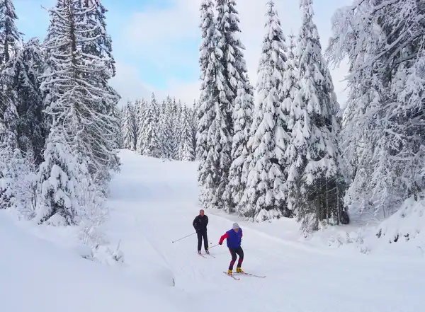 skieur station Mont Jura